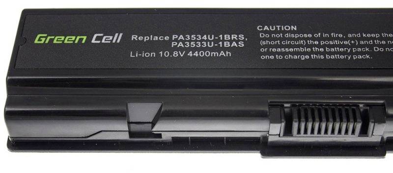Green Cell Notebook-Akku 10.8V 4400 mAh Toshiba