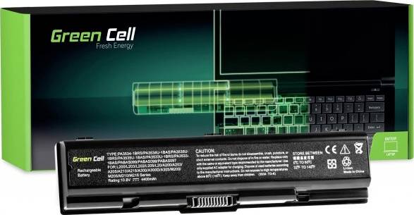 Green Cell Notebook-Akku 10.8V 4400 mAh Toshiba