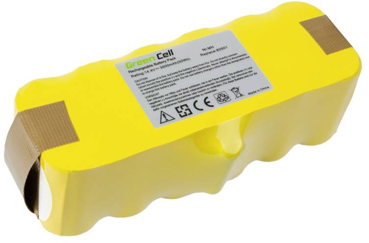 Green Cell Staubsauger-Akku 14.4 V 3500 mAh iRobot