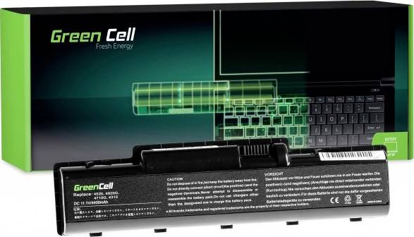 Green Cell Notebook-Akku 11.1V 4400 mAh Acer