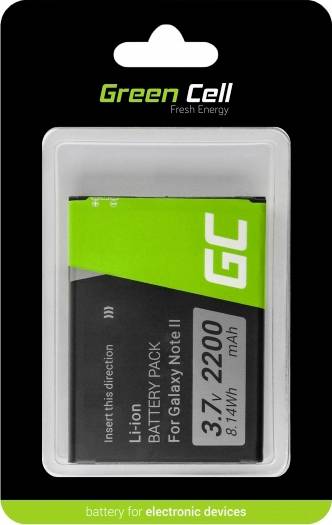 Green Cell Handy-Akku Samsung Galaxy Note 2 II N7 3100 mAh