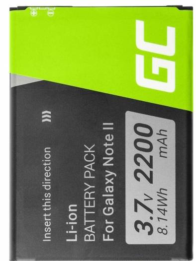 Green Cell Handy-Akku Samsung Galaxy Note 2 II N7 3100 mAh