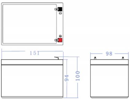 Green Cell AGM08 Bleiakku 12V 14Ah Blei-Vlies (AGM) (B x H x T) 151 x 95 x 98mm Flachstecker 6.35mm Zyklenfest, Wartungsfrei