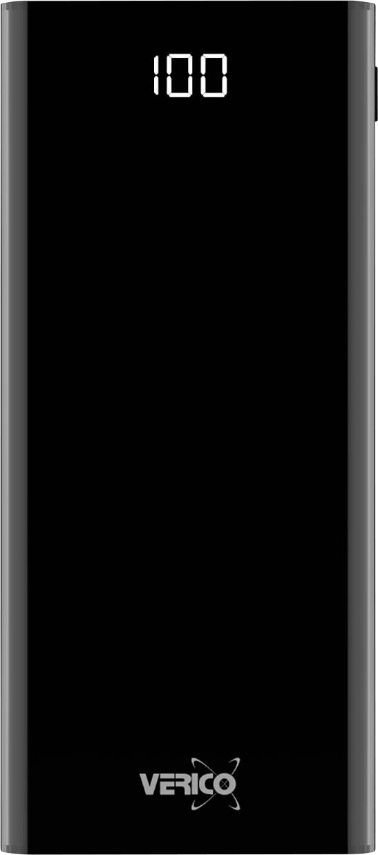 Verico Power Matrix Powerbank 10000 mAh Fast Charge LiPo USB-A Schwarz