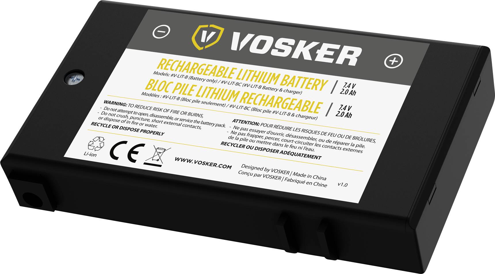 Vosker Lithium Akku V LIT B 680721 Akkukoffer SMDV
