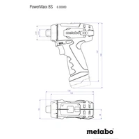 Metabo PowerMaxx BS Basic 600984000 Akku-Bohrschrauber 12V 2.0Ah Li-Ion inkl. 2. Akku, inkl. Ladegerät Metabo PowerMaxx BS Basic 600984000 Akku-Bohrschrauber 12V 2.0Ah Li-Ion inkl. 2. Akku, inkl. Ladegerät
