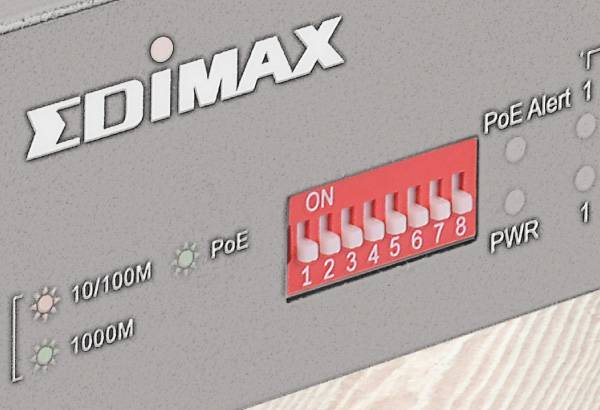 EDIMAX GS-1008PL V2 Netzwerk Switch GS-1008PL V2 8 Port 10 / 100 / 1000 MBit/s PoE-Funktion