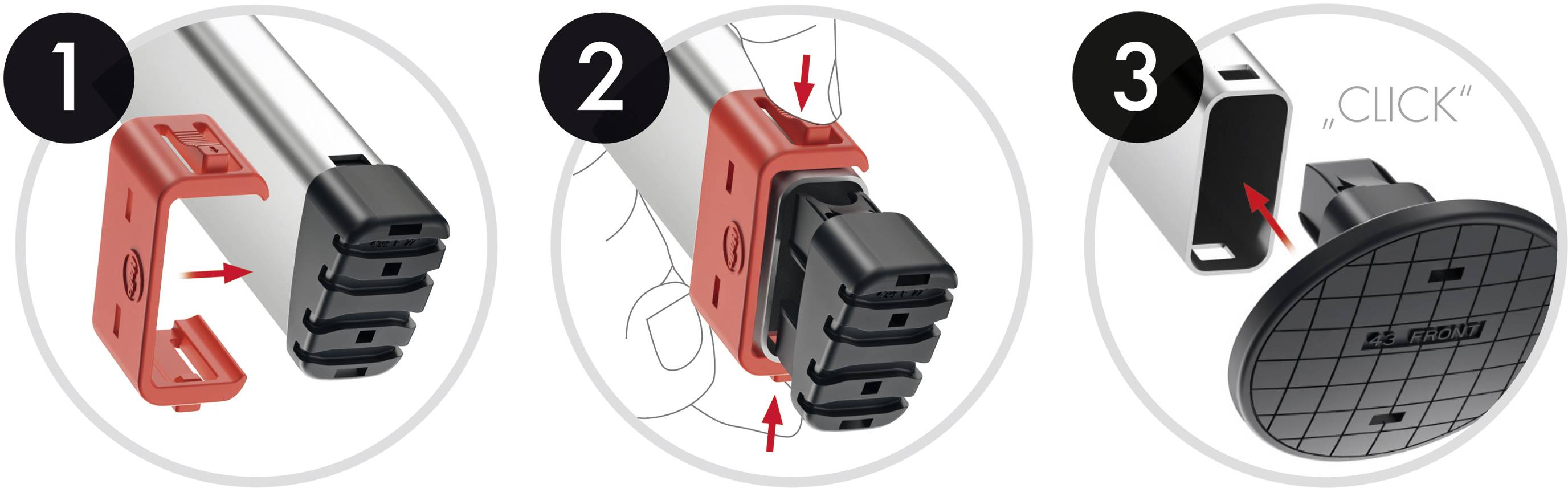 Hailo 9948-001 EasyClix Garden Fuß 1St.