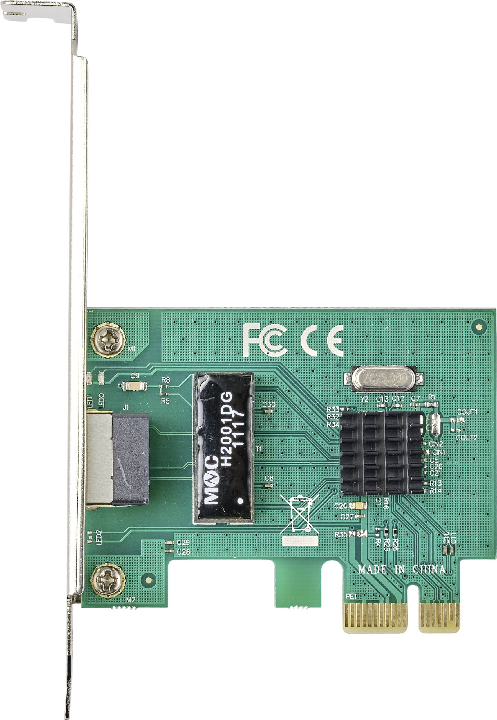 Renkforce RF-4752948 Netzwerkkarte 1 GBit/s Gigabit-LAN (1 Gbit/s)
