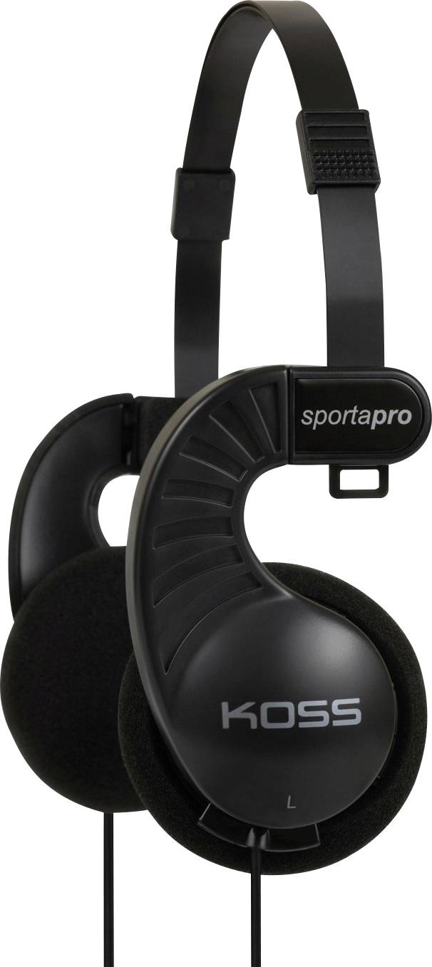 KOSS SPORTA PRO On Ear Kopfhörer kabelgebunden Schwarz HiFi