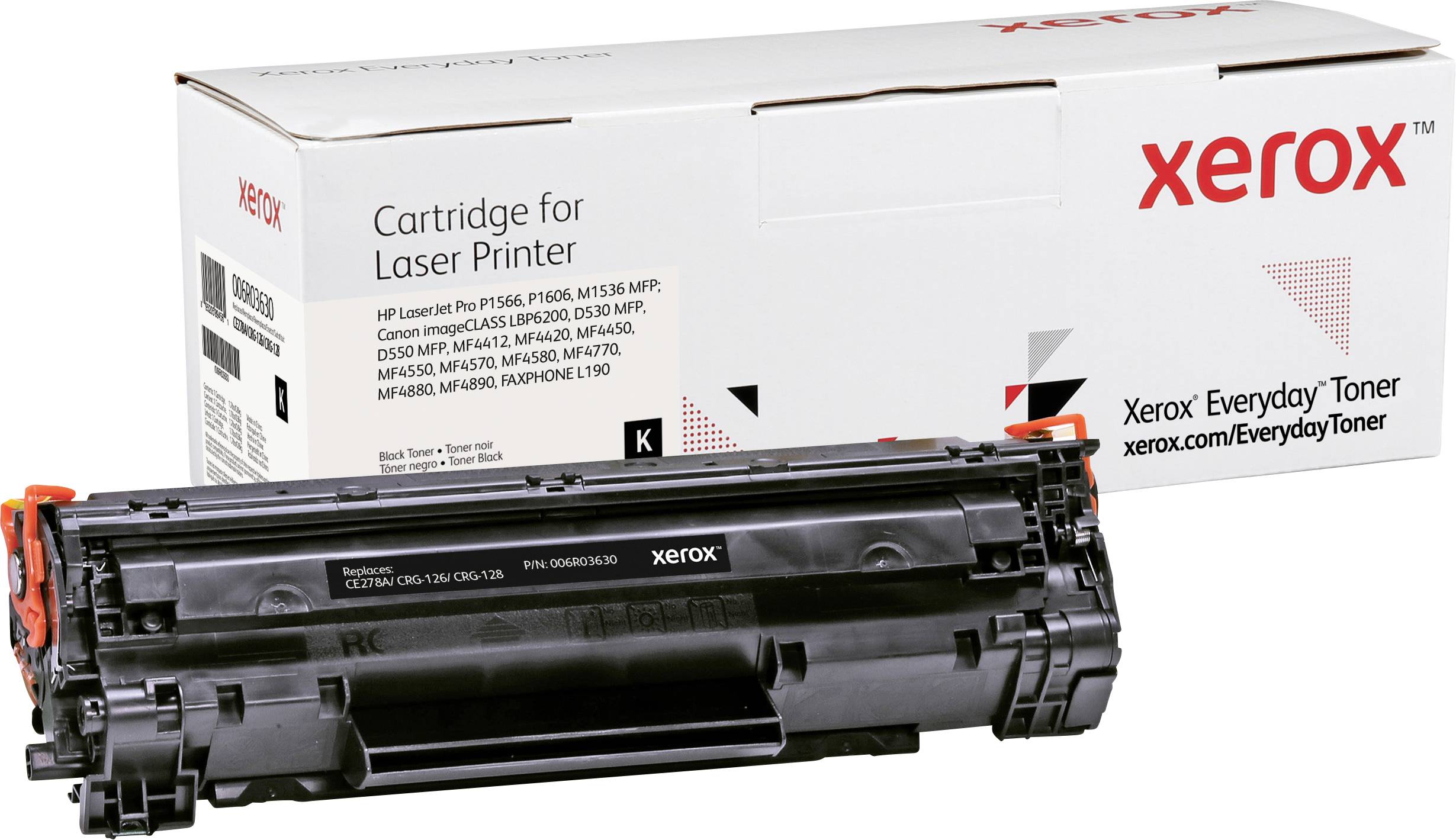 Xerox Toner ersetzt HP, Canon 78A, CE278A, CRG-126, CRG-128 Kompatibel Schwarz 2100 Seiten Everyday™ Toner 006R03630