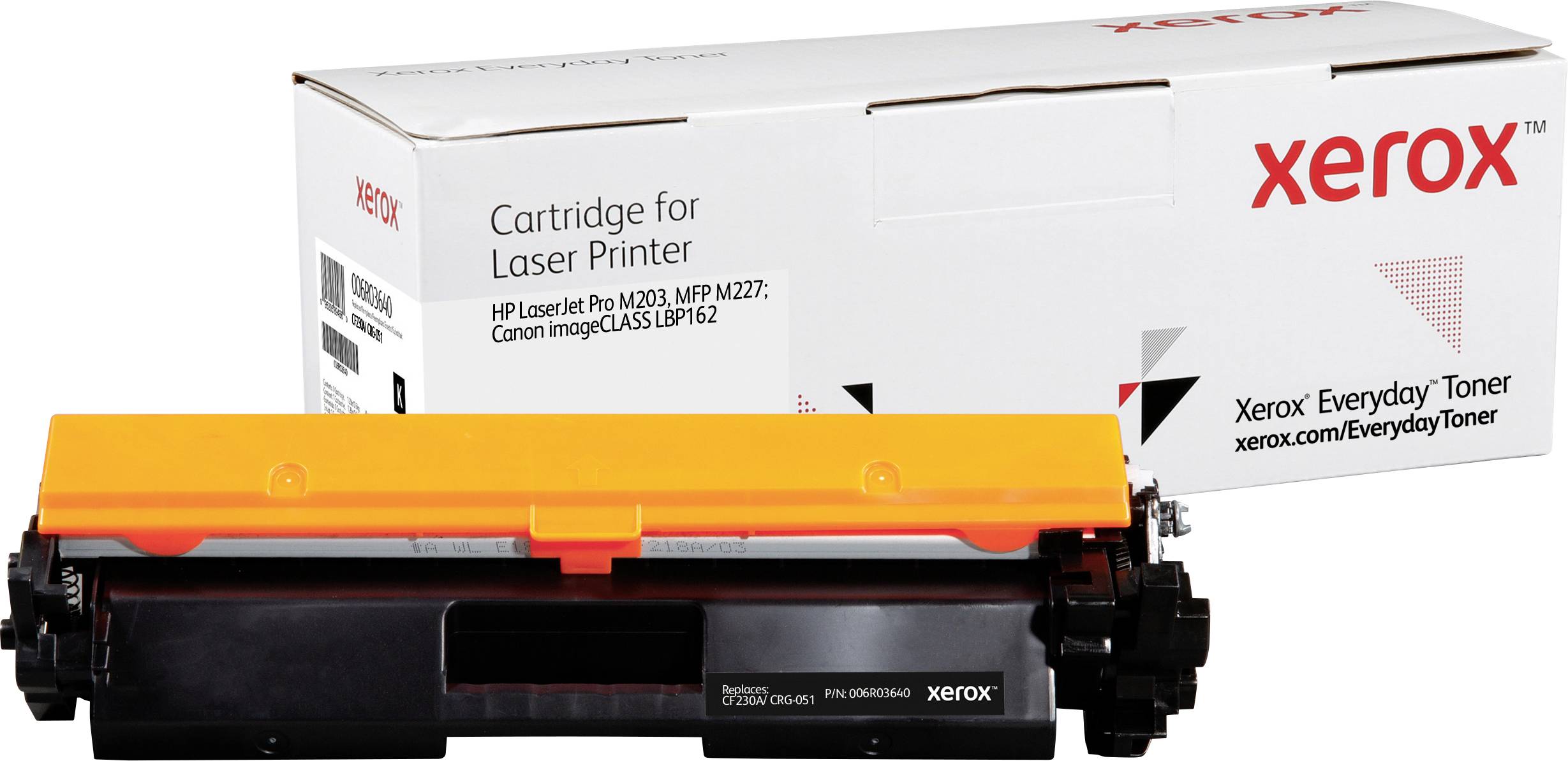 Xerox Toner ersetzt HP, Canon 30A, CF230A, CRG-051 Kompatibel Schwarz 1600 Seiten Everyday™ Toner 006R03640