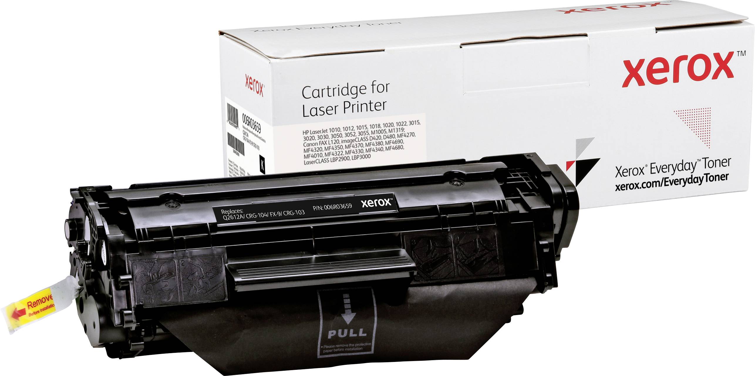 Xerox Toner ersetzt HP, Canon Q2612A, CRG-104, FX-9, CRG-103 Kompatibel Schwarz 2000 Seiten TON Everyday 006R03659