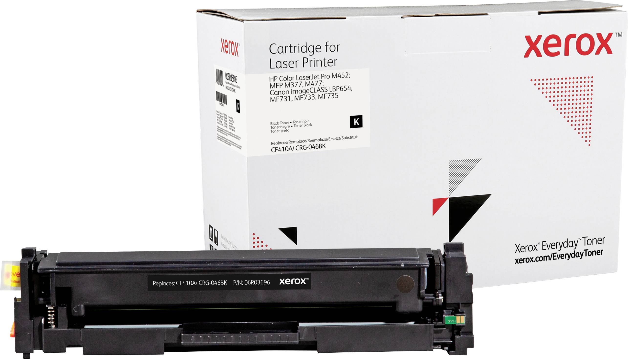Xerox Toner ersetzt HP, Canon 410A, CF410A, CRG-046BK Kompatibel Schwarz 2300 Seiten Everyday™ Toner 006R03696