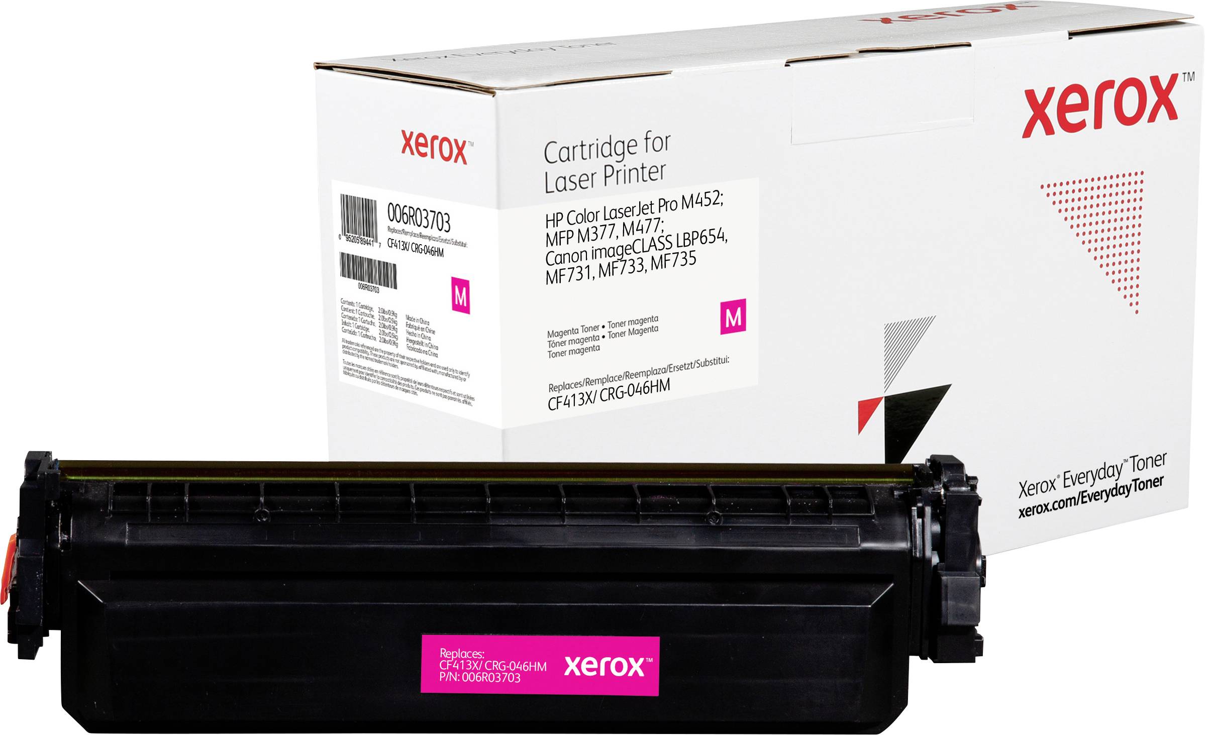 Xerox Toner ersetzt HP, Canon 410X, CF413X, CRG-046HM Kompatibel Magenta 5000 Seiten Everyday™ Toner 006R03703