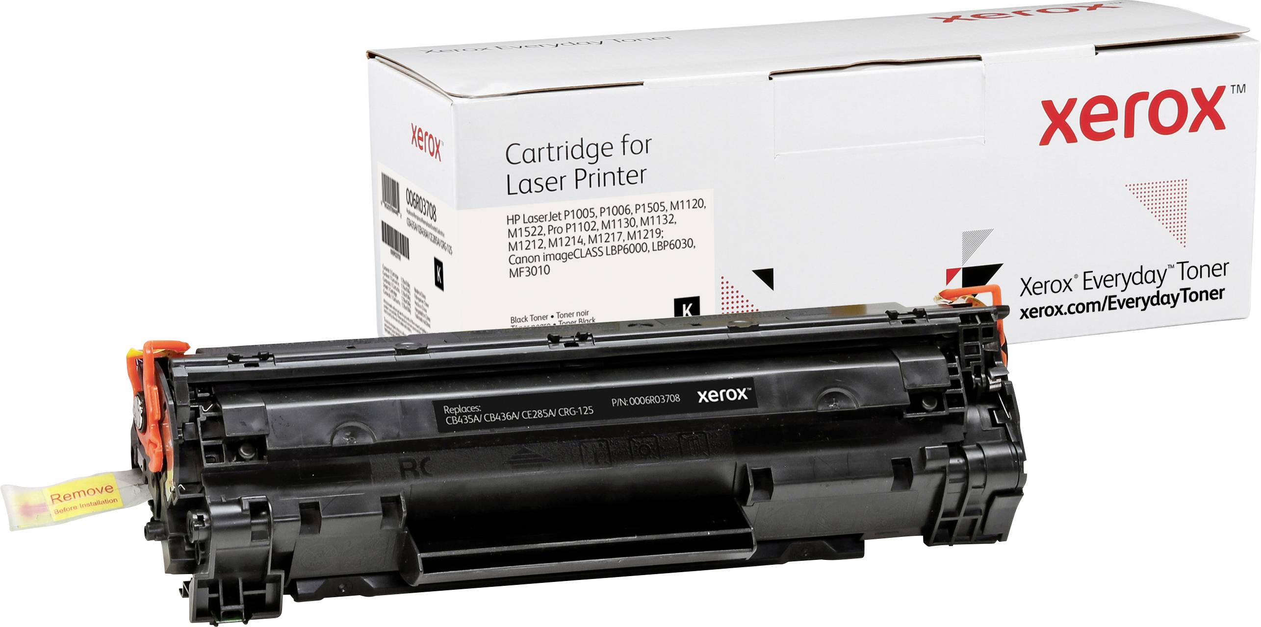 Xerox Toner ersetzt HP, Canon 35A, 36A, 85A, CB435A, CB436A, CE285A, CRG-125 Kompatibel Schwarz 2000 Seiten Everyday™ Toner