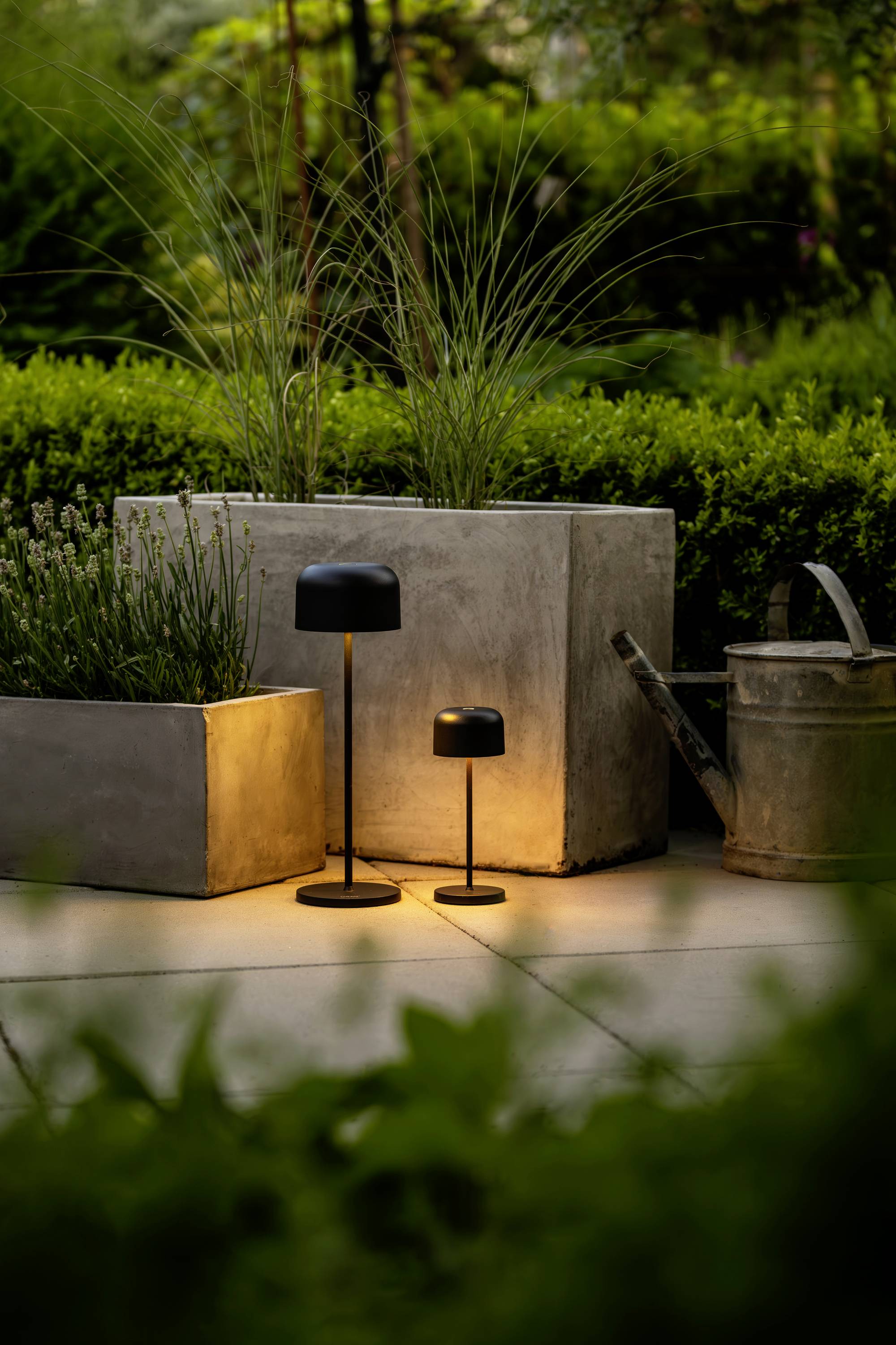 Konstsmide 7834-750 Lille LED-Akku-Tischlampe 3.5W Warmweiß Schwarz