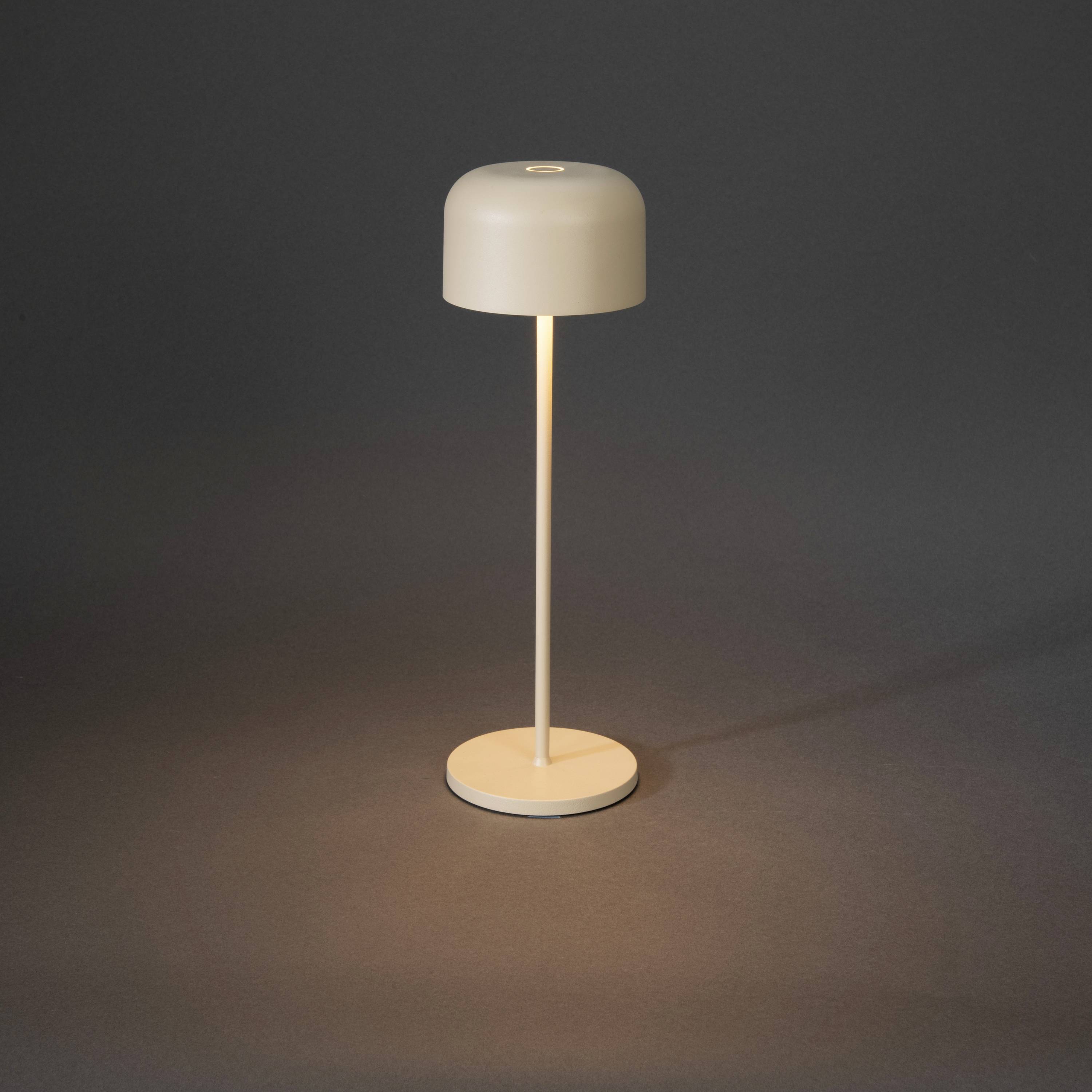 Konstsmide 7834-330 Lille LED-Akku-Tischlampe 3.5W Warmweiß Sand