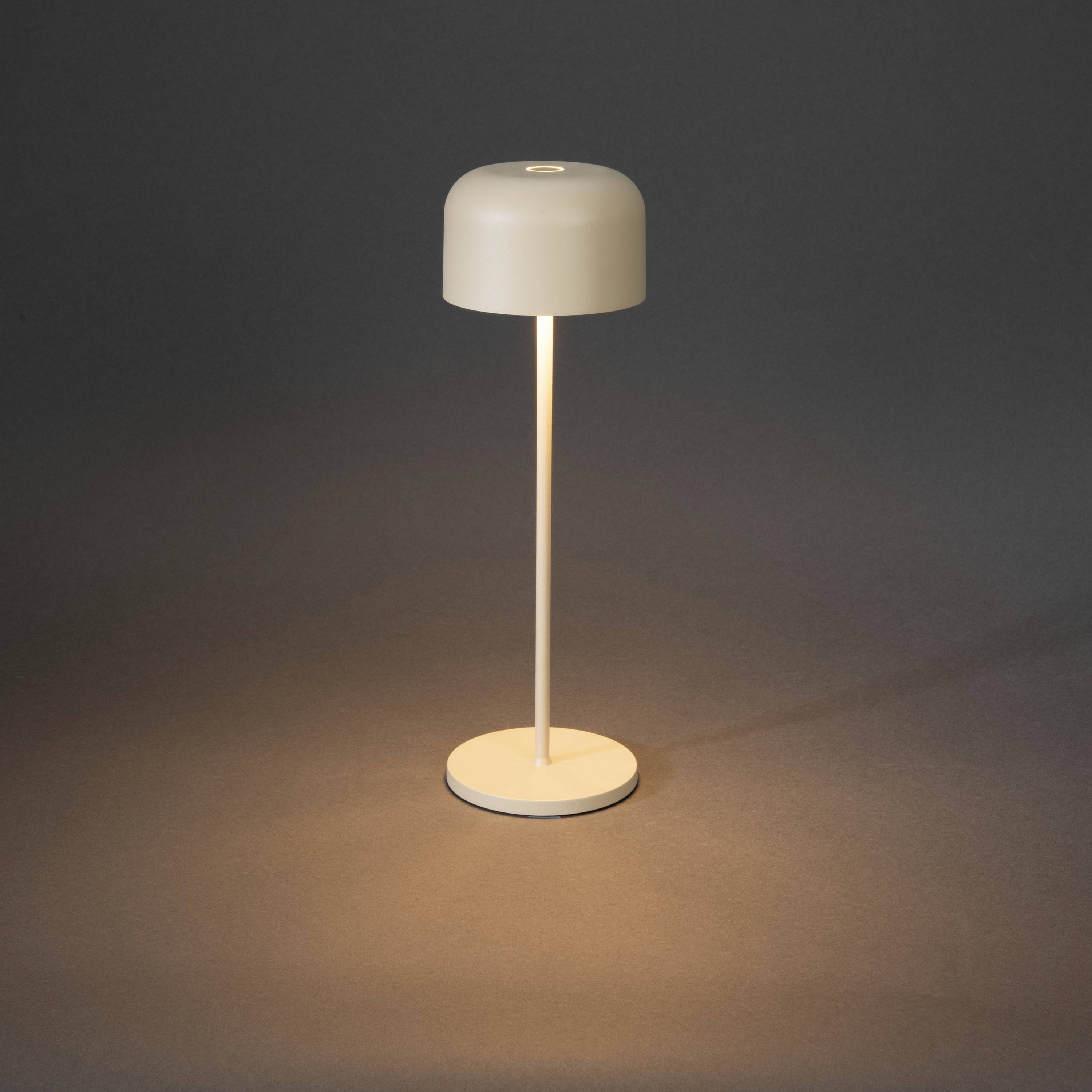 Konstsmide 7834-330 Lille LED-Akku-Tischlampe 3.5W Warmweiß Sand