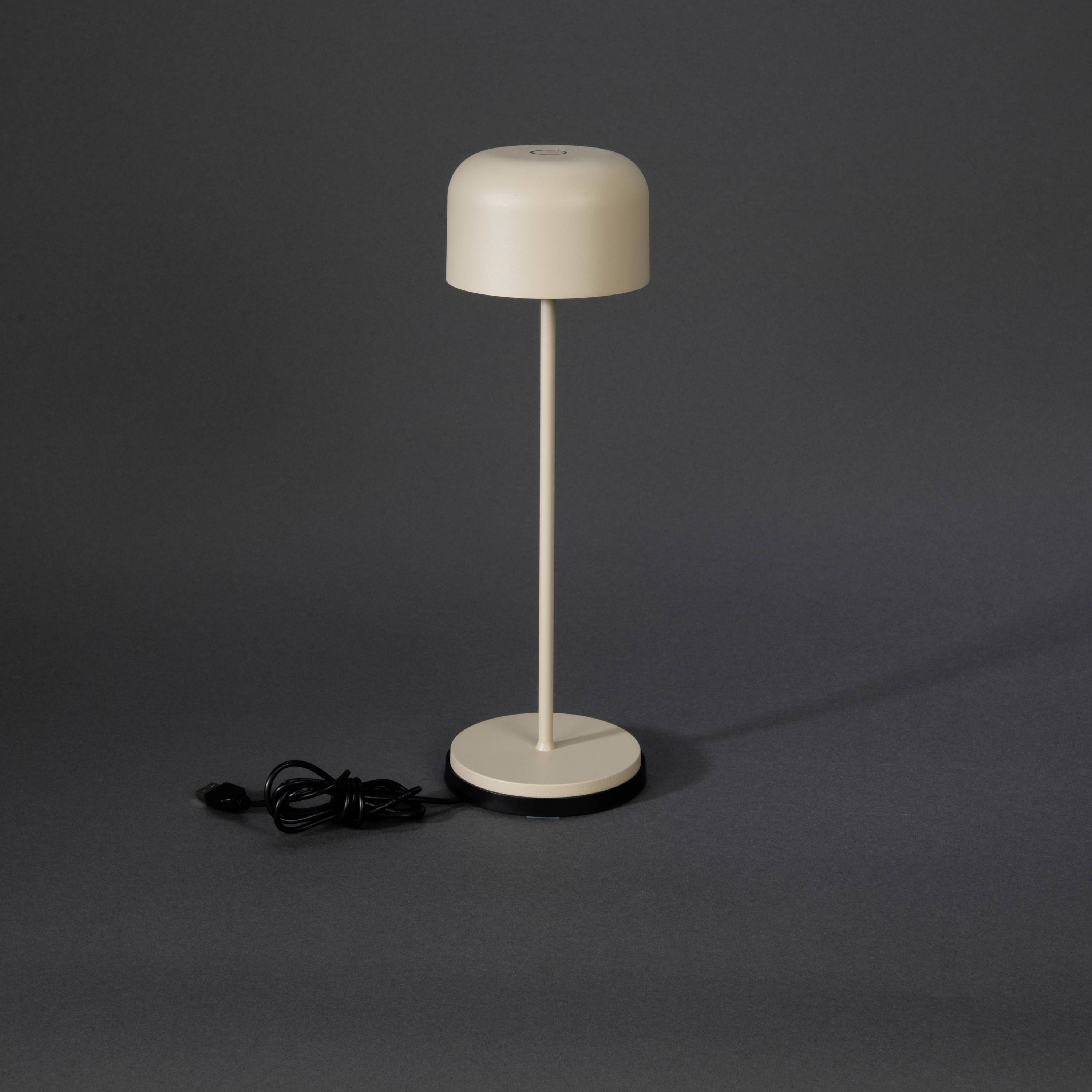 Konstsmide 7834-330 Lille LED-Akku-Tischlampe 3.5W Warmweiß Sand