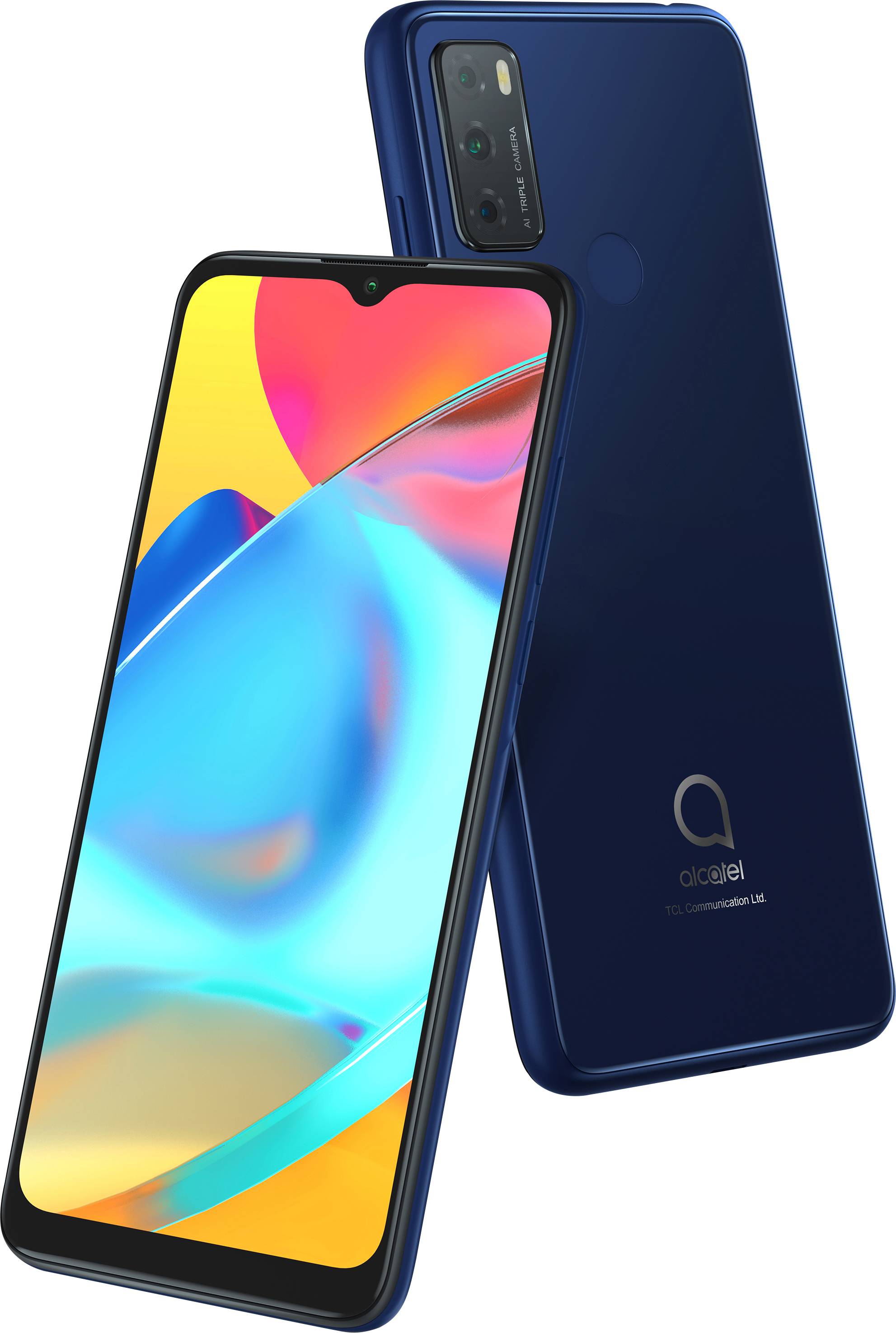 Alcatel 3L (2021) Smartphone 64 GB 16.6 cm (6.52 Zoll) Blau Android™ 11 Dual-SIM