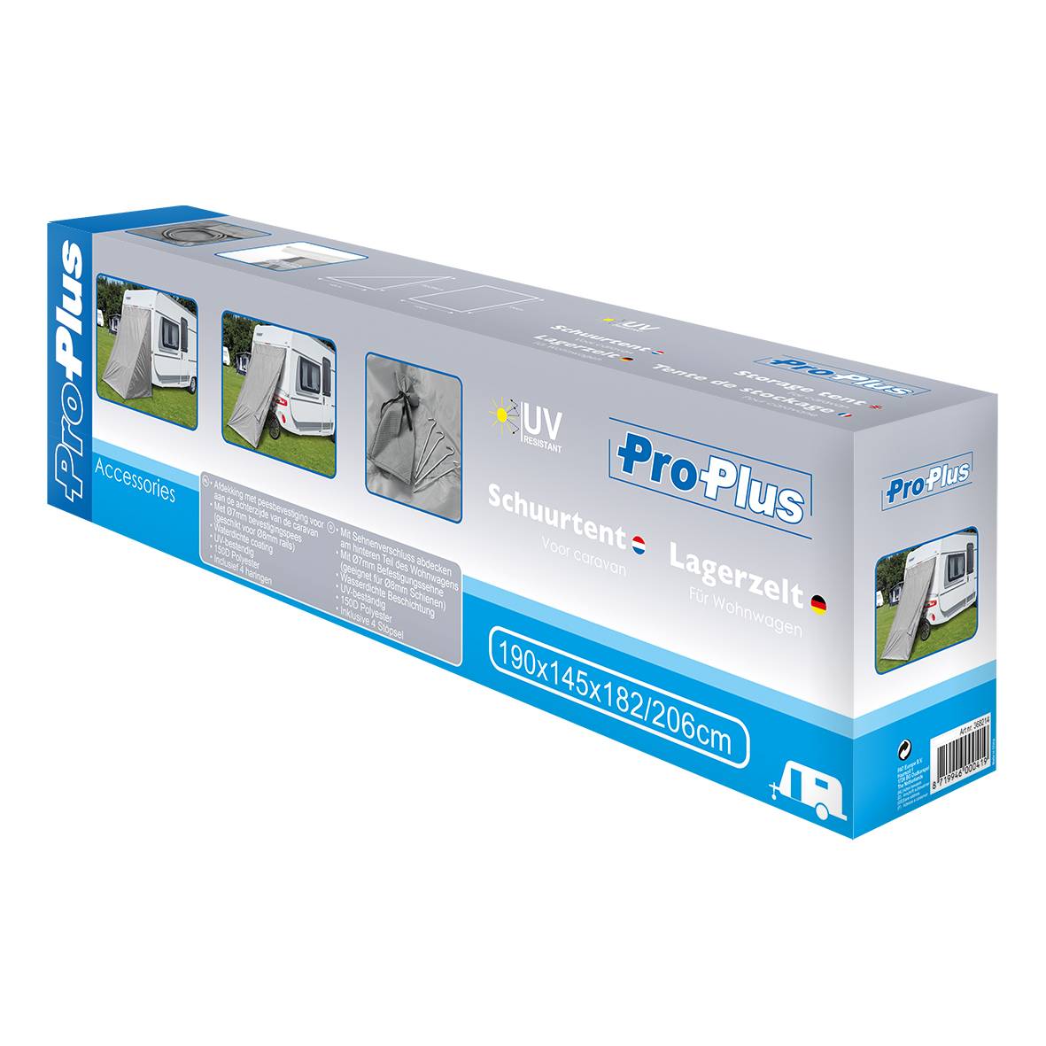 ProPlus 368214 Lagerzelt für alle Wohnwagen Lagerzelt für Wohnanhänger