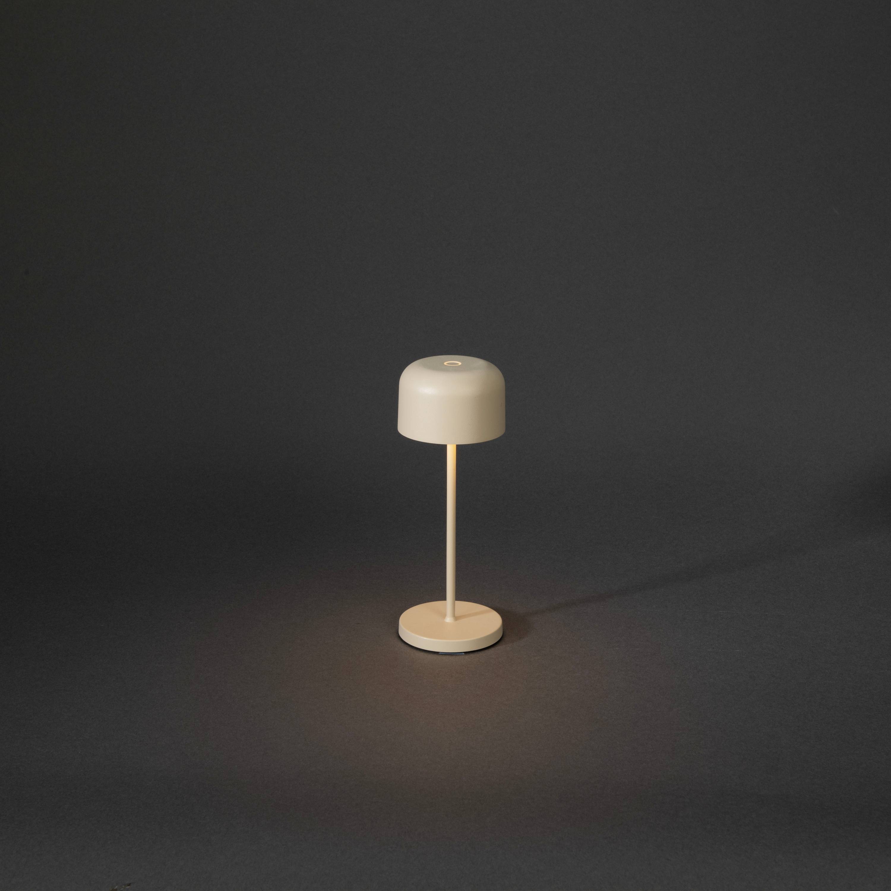 Konstsmide 7835-330 Lille LED-Akku-Tischlampe 2.2W Warmweiß Sand