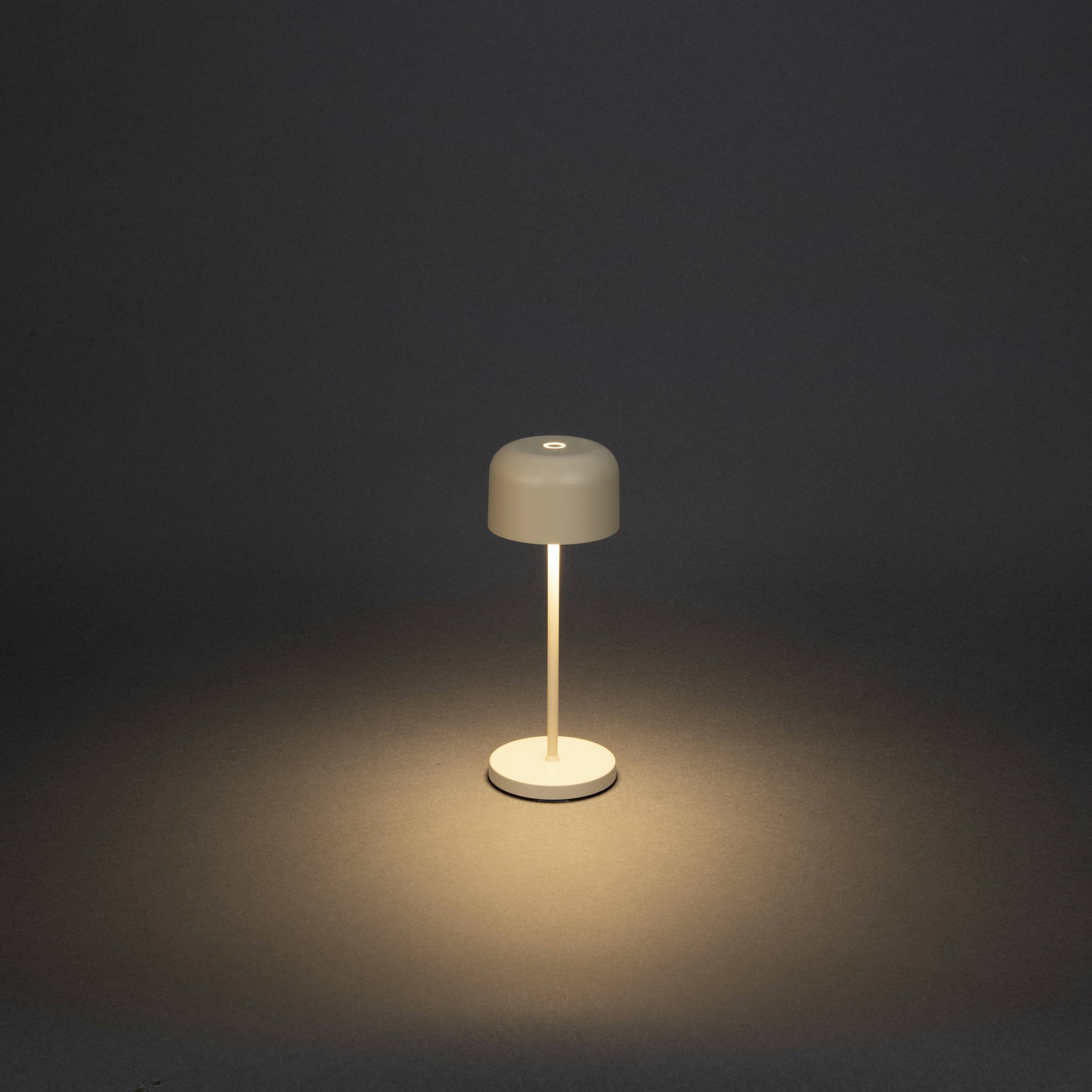 Konstsmide 7835-330 Lille LED-Akku-Tischlampe 2.2W Warmweiß Sand