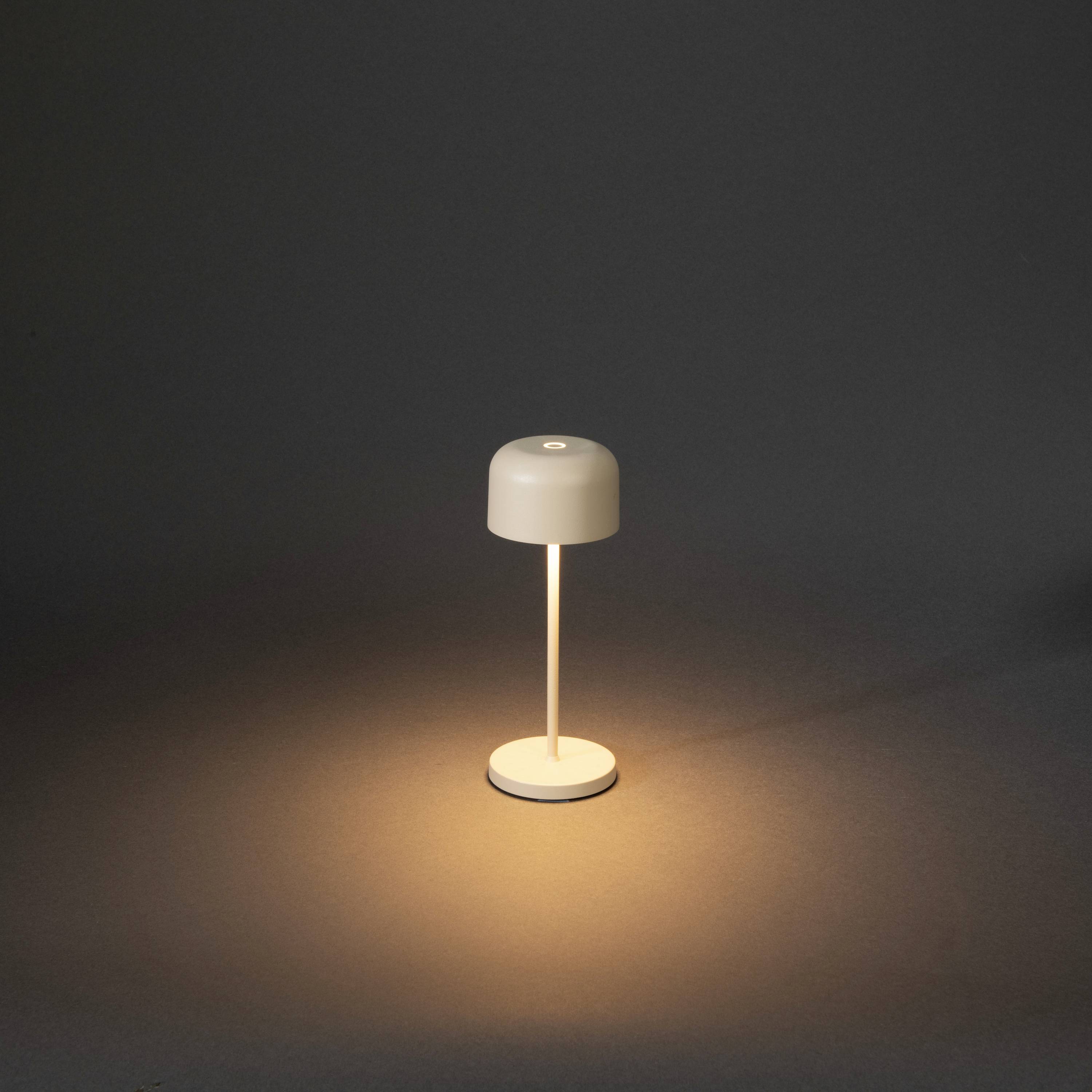 Konstsmide 7835-330 Lille LED-Akku-Tischlampe 2.2W Warmweiß Sand