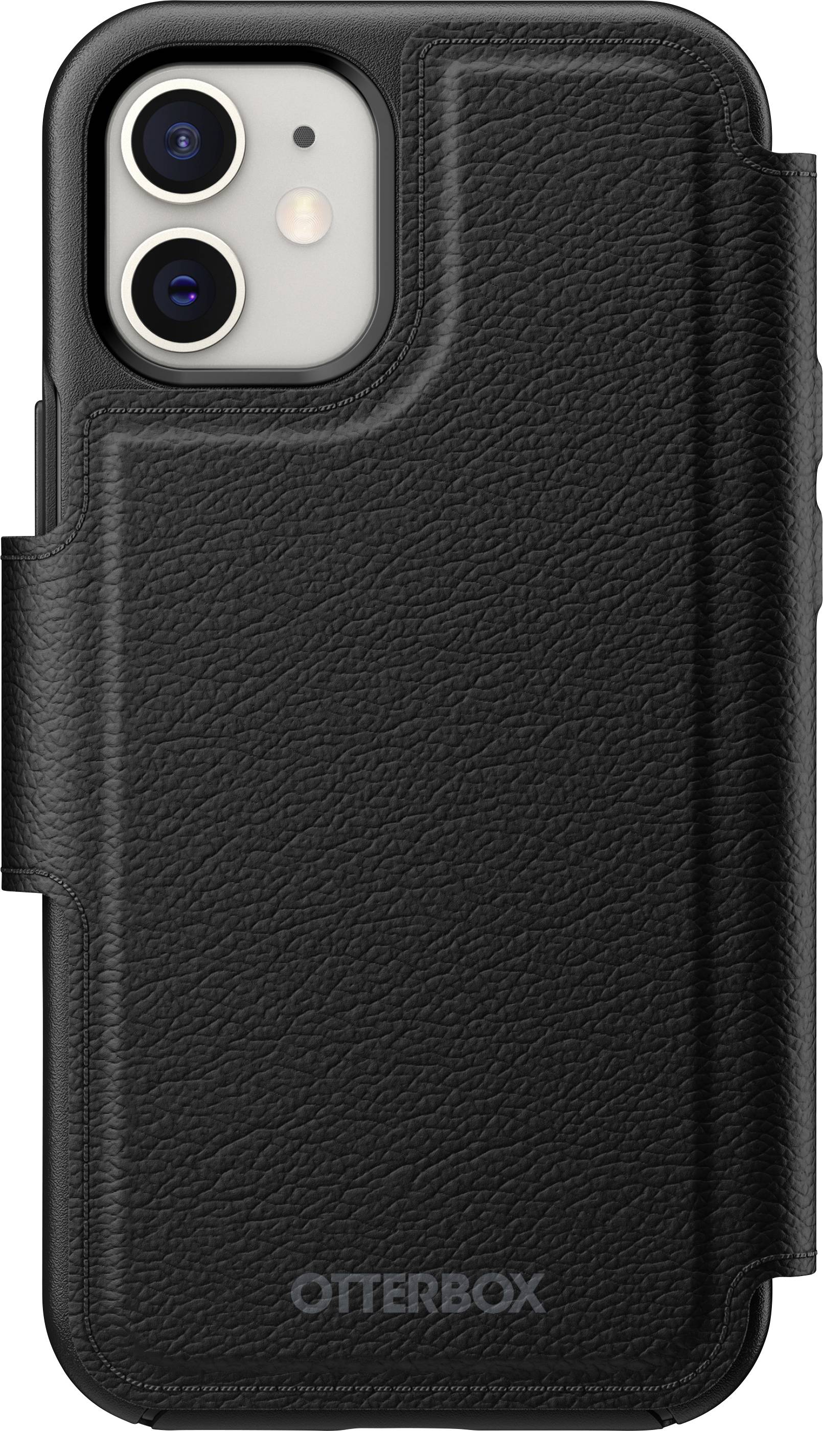 Otterbox MagSafe Folio Flip Case Apple iPhone 12 mini Schwarz MagSafe kompatibel, Handy Flip Case