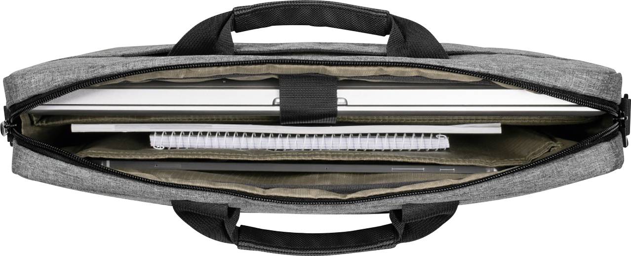 Hama Notebook Tasche Terra Passend für maximal: 39,6 cm (15,6") Grau