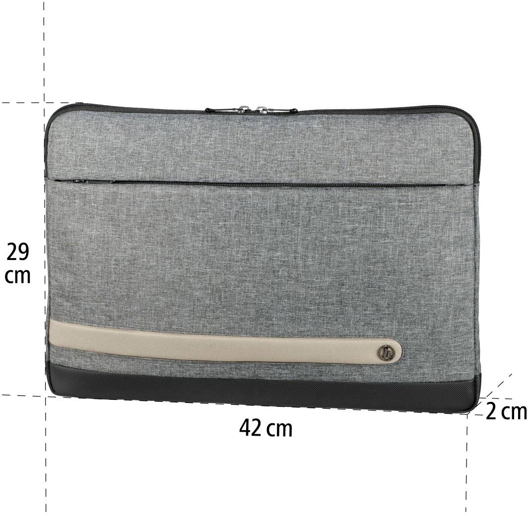 hama 00196603 Laptop-Sleeve "Terra", bis 40 cm (15,6"), Grau