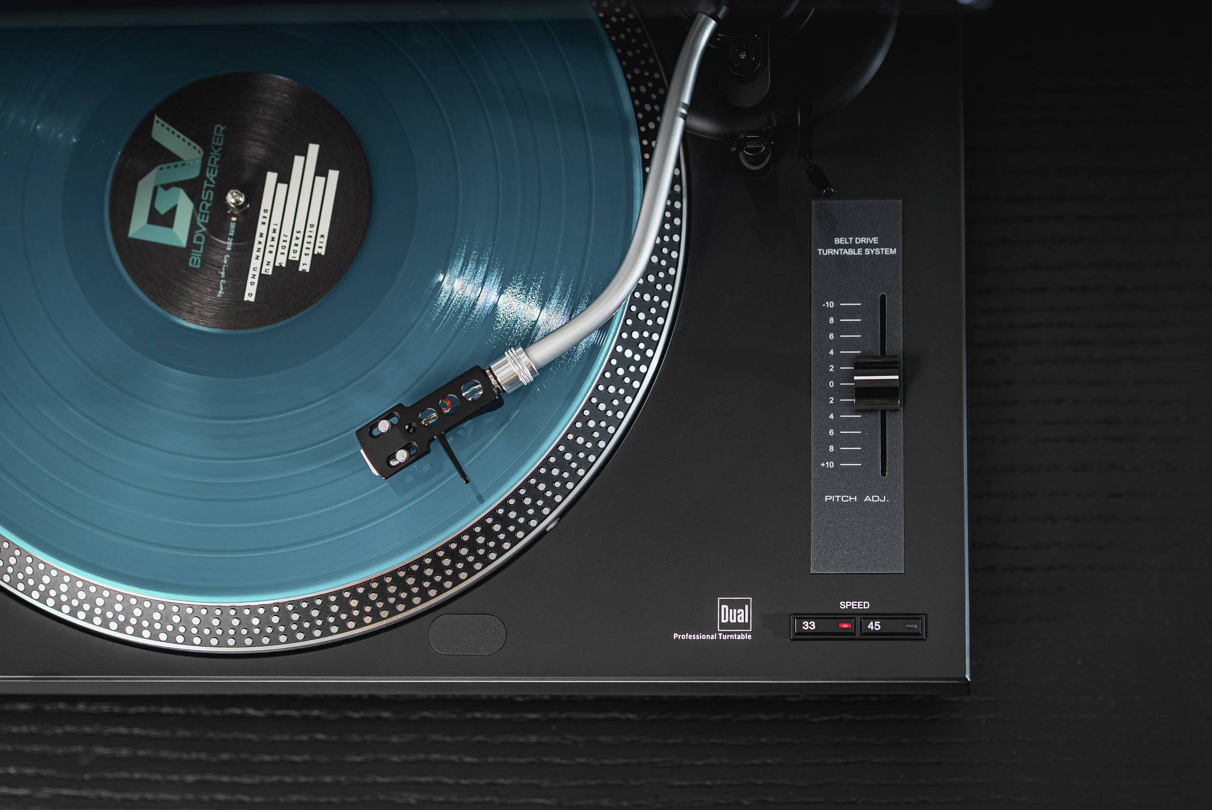 Dual DT250-2 USB-Plattenspieler Riemenantrieb Schwarz