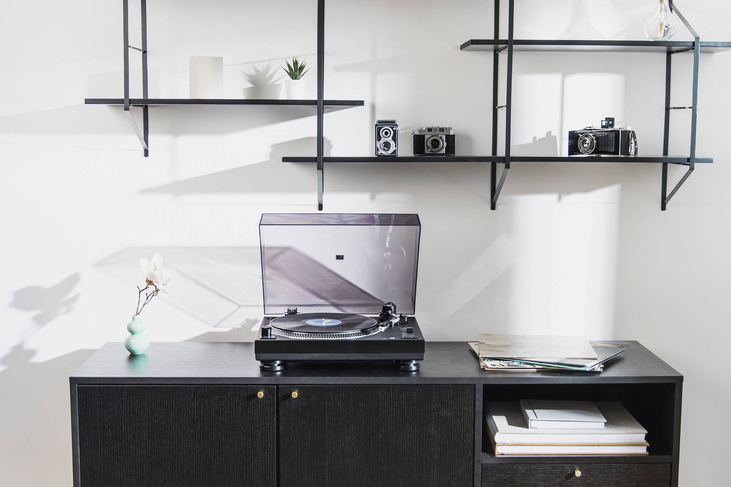 Dual DT250-2 USB-Plattenspieler Riemenantrieb Schwarz