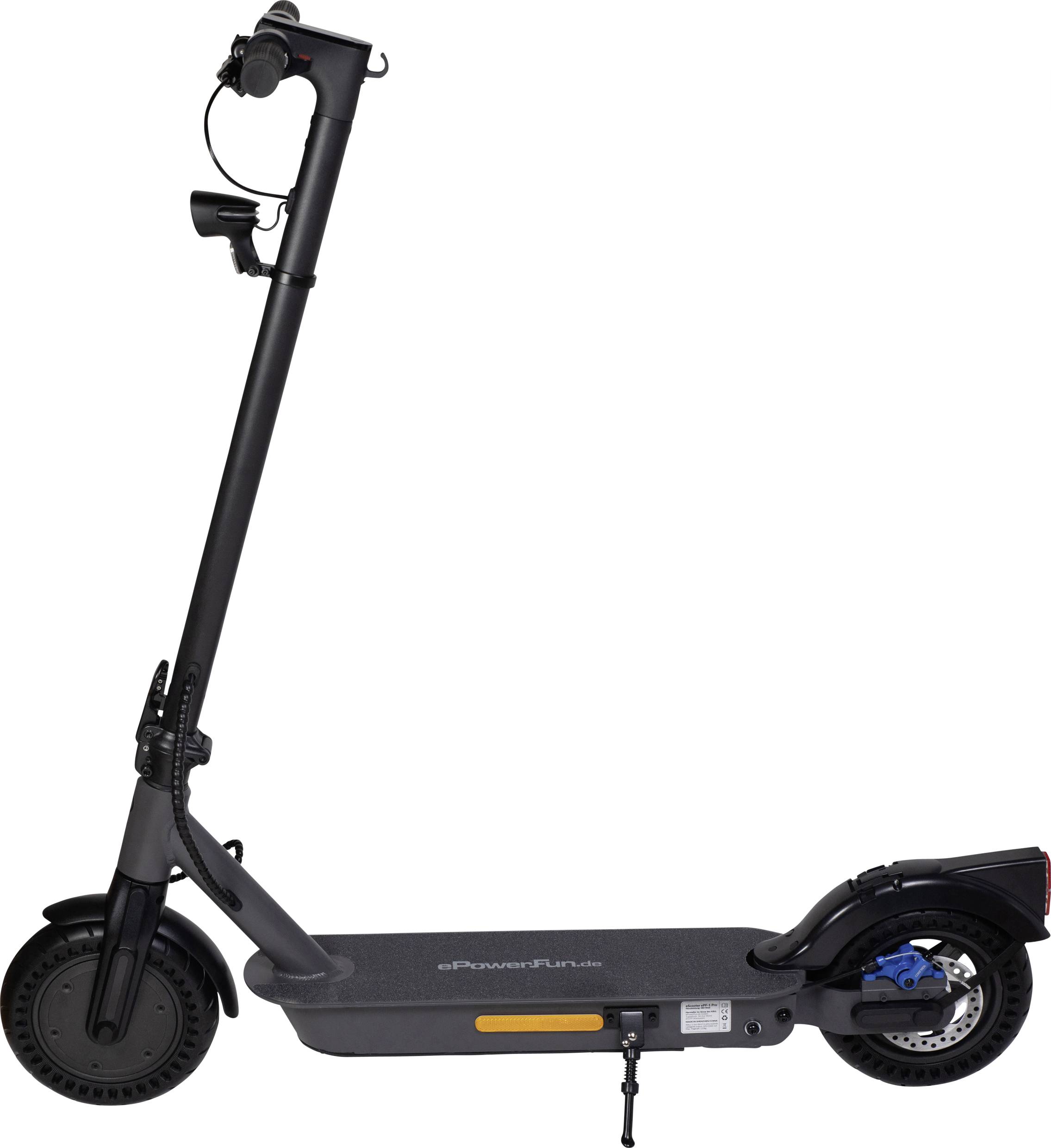 EPowerFun ePF-1 PRO Stealth E-Scooter Schwarz Li-Ion 36V 11.6Ah Straßenzulassung: Deutschland