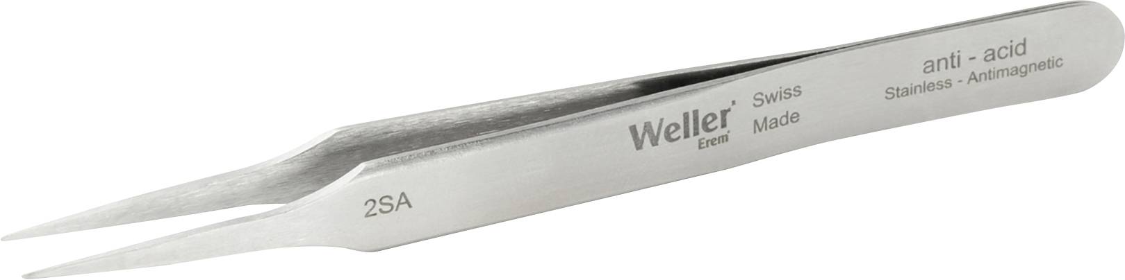 Weller Erem® 2SA Präzisionspinzette Spitz, mittelfein 115.00 mm