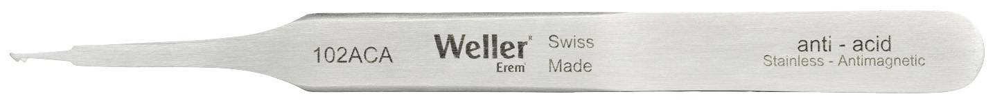 Weller Erem® 102ACA SMD-Pinzette 102ACA Spitz, gebogen 45°, fein 115.00mm