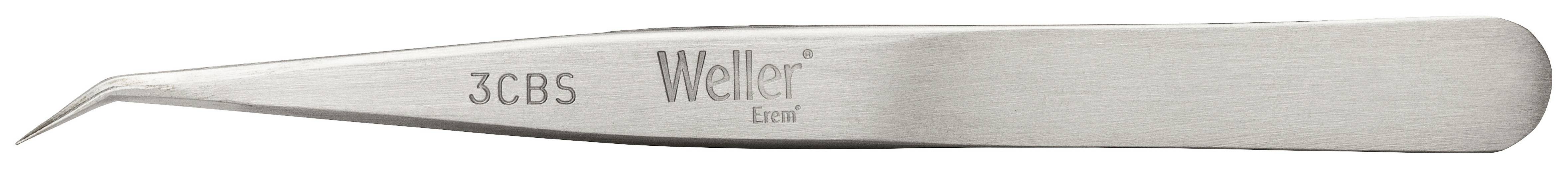 Weller Erem® 3CBS Präzisionspinzette Spitz, gebogen 40°, fein 110.00mm