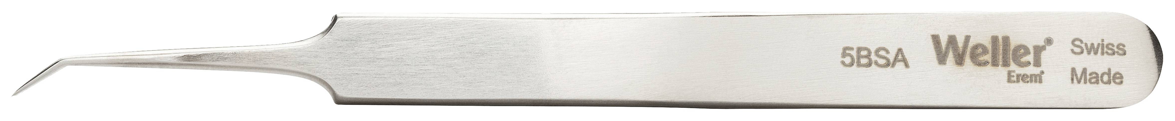 Weller Erem® 5BSA Präzisionspinzette Spitz, gebogen 30°, extra fein 115.00 mm