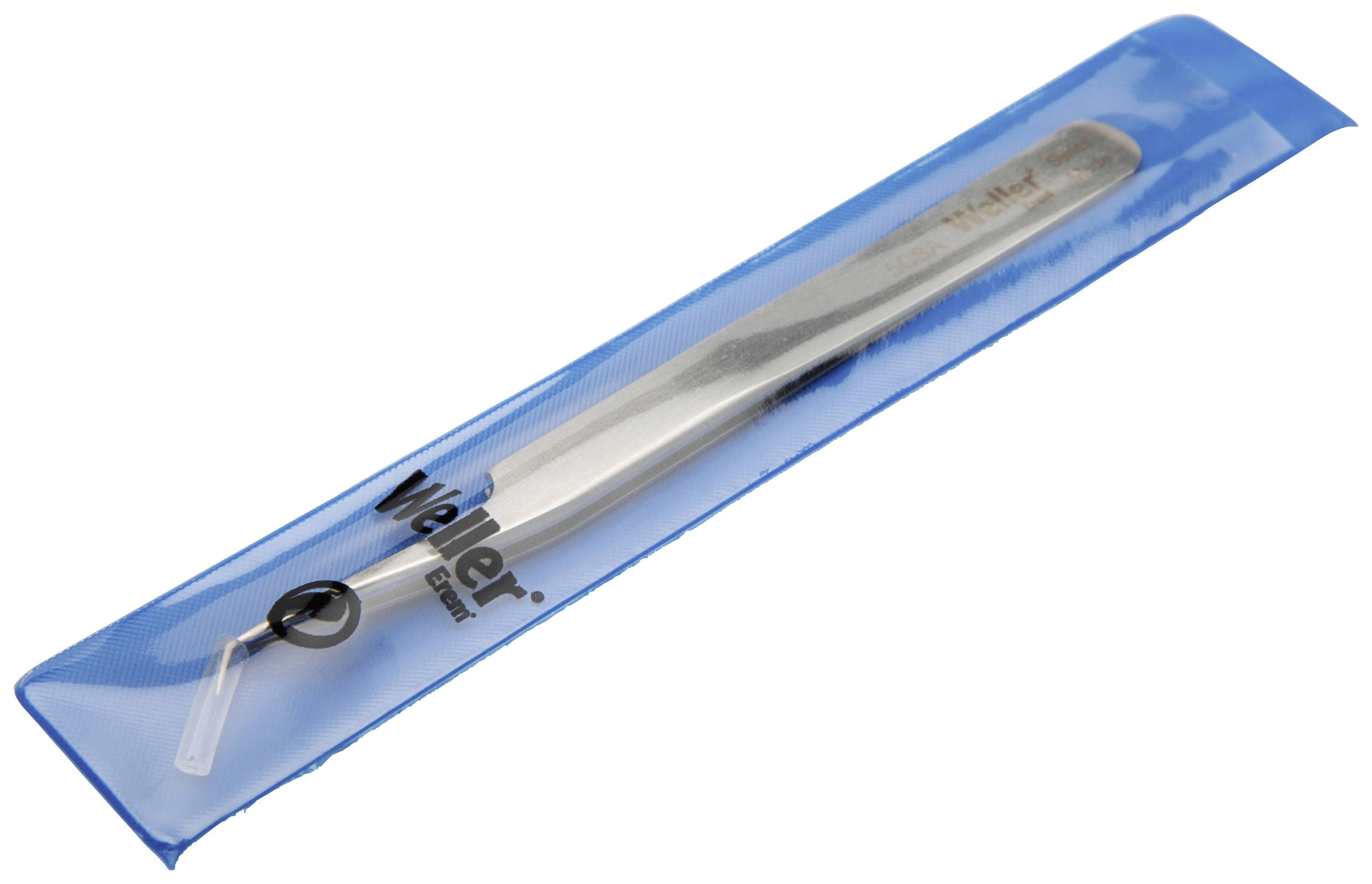 Weller Erem® 5CSA Präzisionspinzette Spitz, gebogen 30°, extra fein 115.00 mm