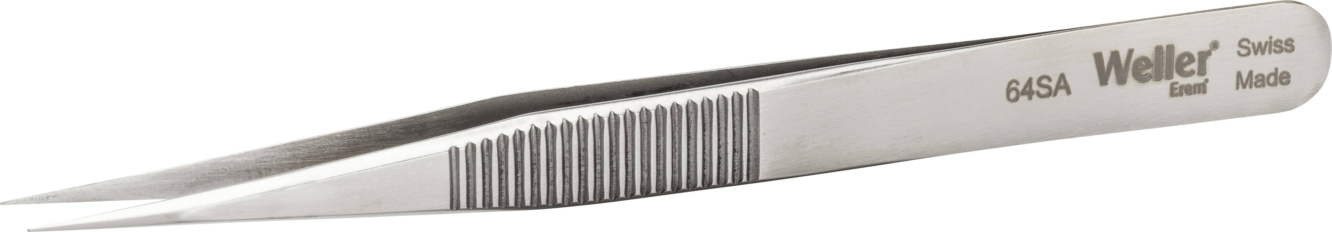 Weller Erem® 64SA Präzisionspinzette Spitz, fein 120.00mm