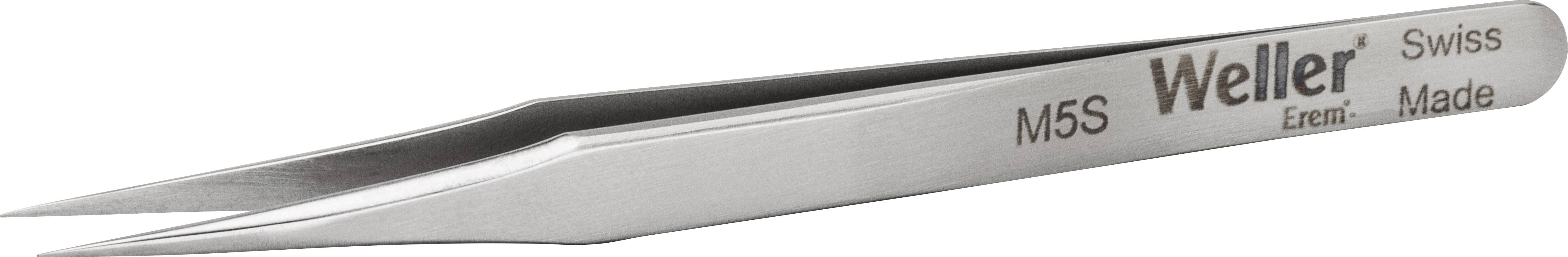 Weller Erem® M5S Präzisionspinzette Spitz, extra fein 80.00mm