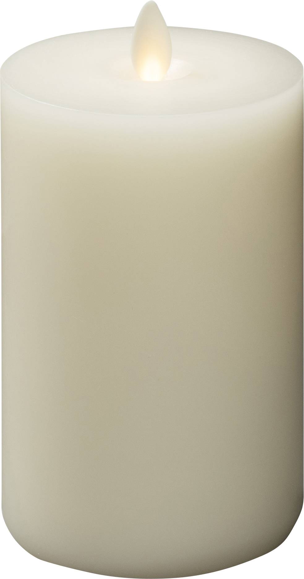 Konstsmide 1621-115 LED-Echtwachskerze Creme-Weiß Warmweiß (Ø x H) 81 mm x 152 mm