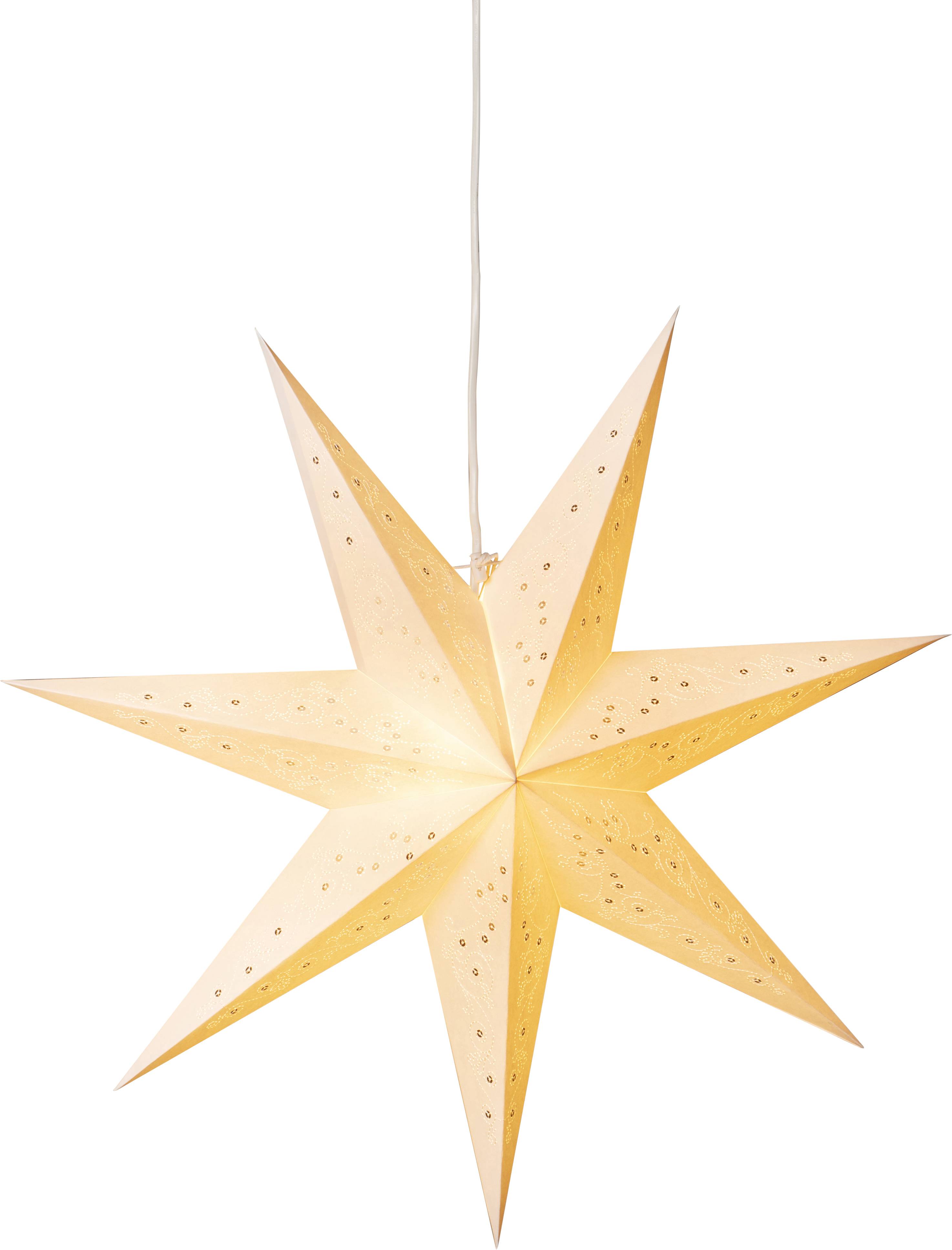 Konstsmide 5921-200 Weihnachtsstern Stern Weiß
