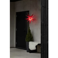 Konstsmide 5970-550 Weihnachtsstern Stern Warmweiß LED Rot EEK: G (A - G) Konstsmide 5970-550 Weihnachtsstern Stern Warmweiß LED Rot EEK: G (A - G)