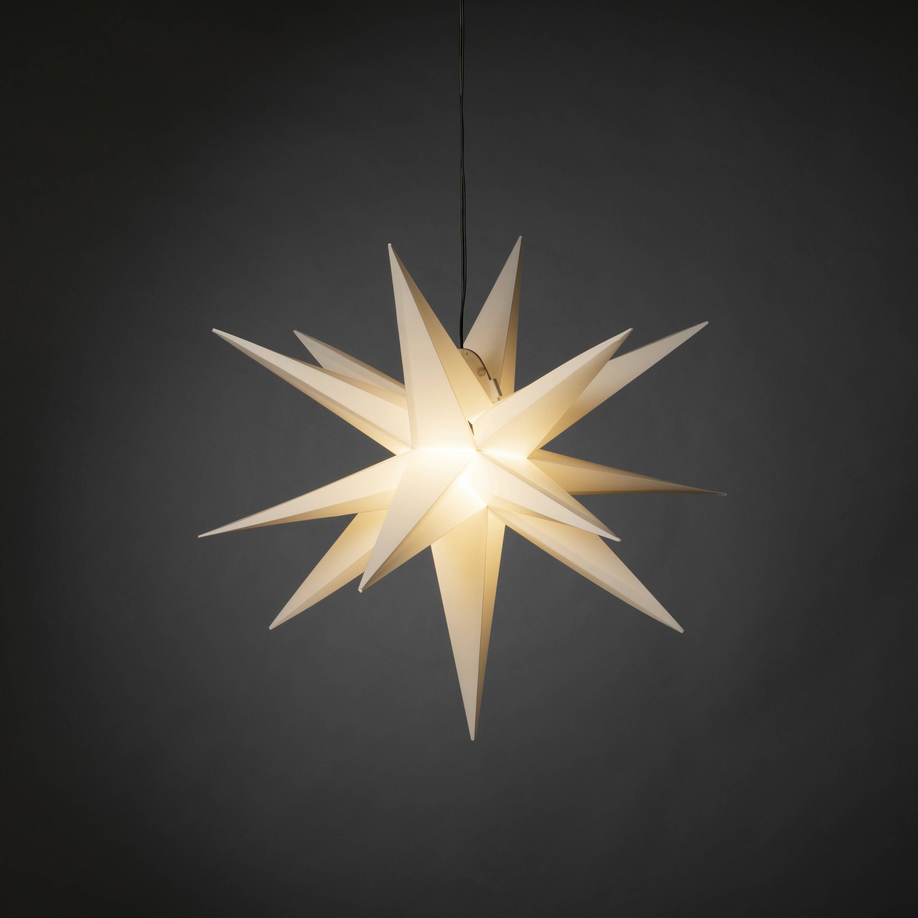 Konstsmide 5970-200 Weihnachtsstern Stern Warmweiß LED Weiß EEK: G (A - G)