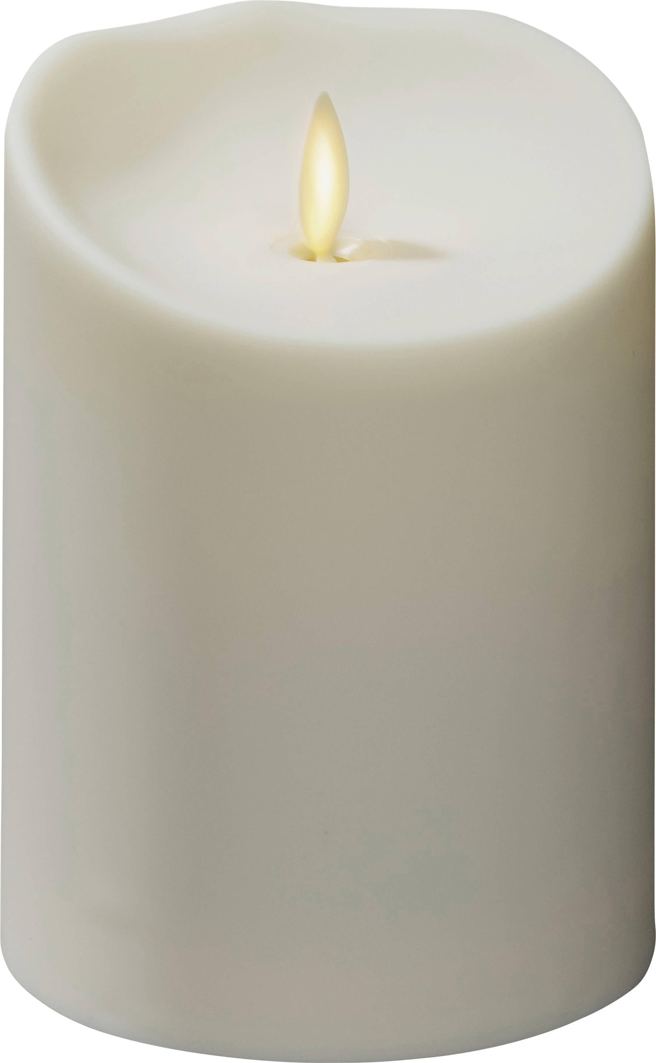 Konstsmide 1632-115 LED-Kerze Creme-Weiß Warmweiß (Ø x H) 95mm x 140mm