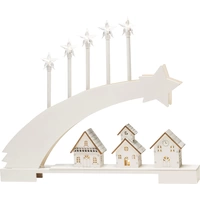 Konstsmide 3284-210 Schwibbogen Stern Warmweiß LED Weiß Konstsmide 3284-210 Schwibbogen Stern Warmweiß LED Weiß