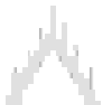 Konstsmide 3930-205 Schwibbogen Pyramide Warmweiß LED Weiß (matt)