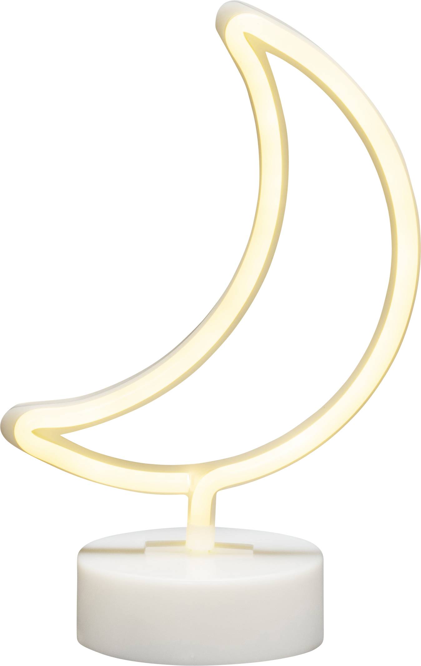 Konstsmide 3069-100 LED-Silhouette Mond Warmweiß LED Weiß